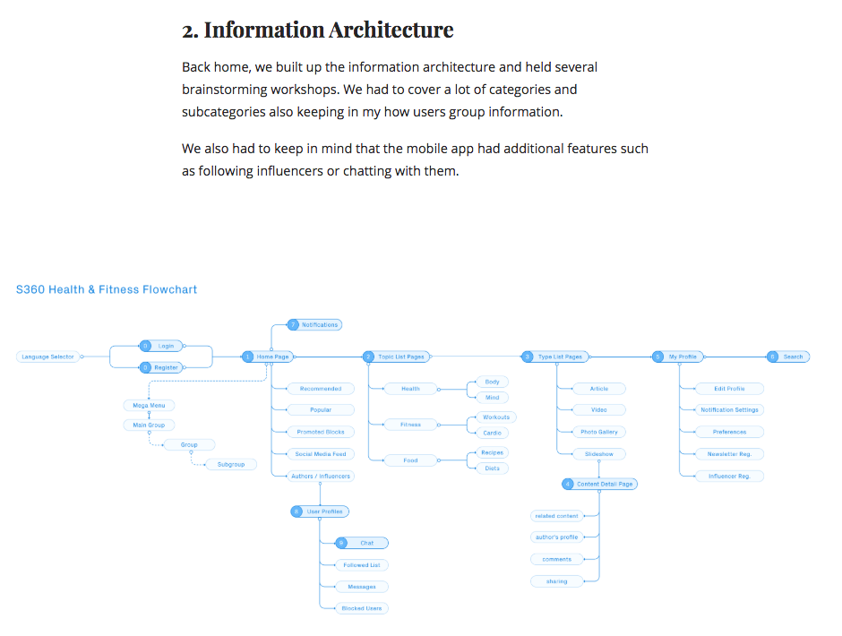 case study structure ux