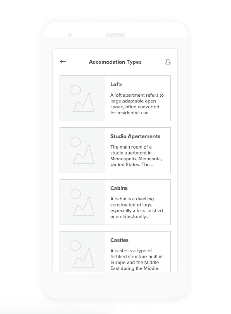 UX Portfolio Copywriting - Wireframe