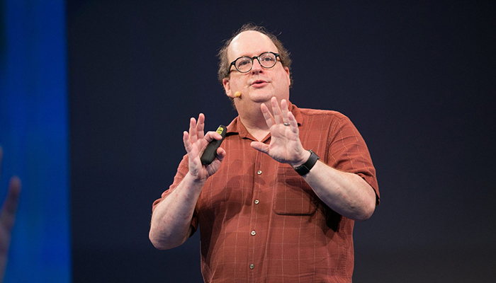 Jared Spool during a presentation