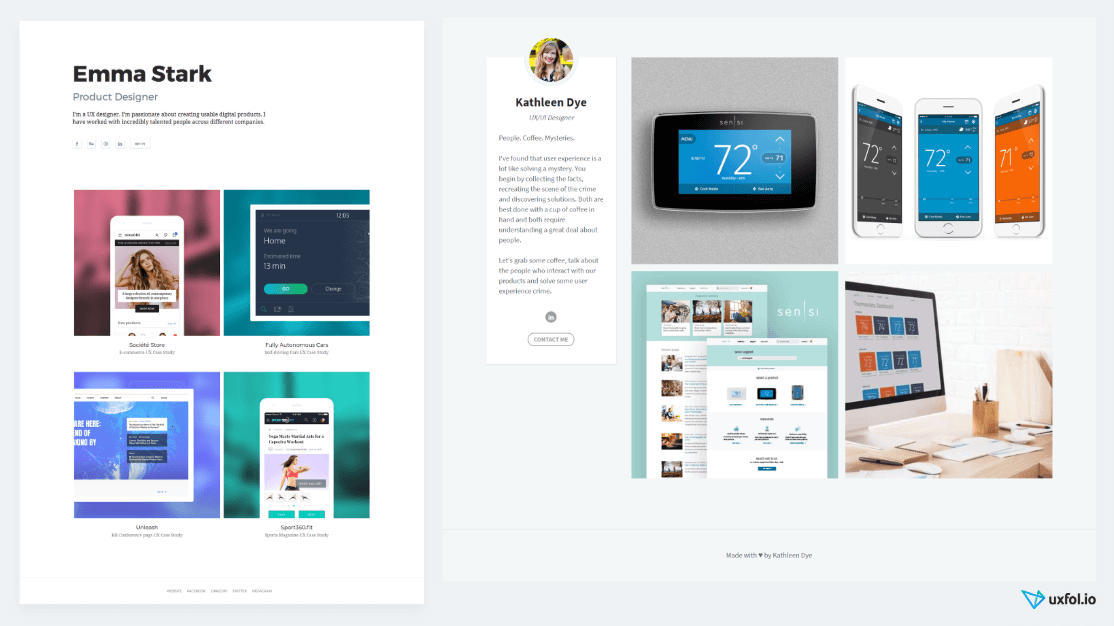 case study template portfolio