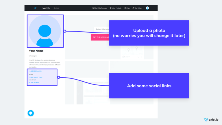 Online Design Portfolio Tutorial with 9 Awesome Examples - UXfolio Blog