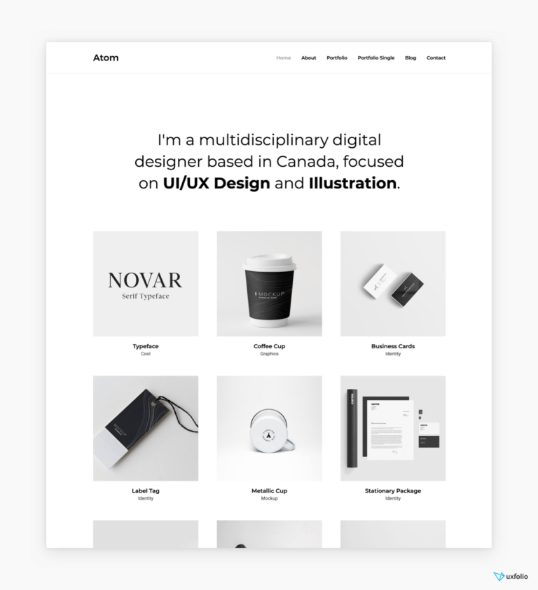 49 Stunning Portfolio Templates a Guide for Choosing Yours UXfolio Blog 49 Stunning Portfolio Templates a Guide for Choosing Yours UXfolio Blog