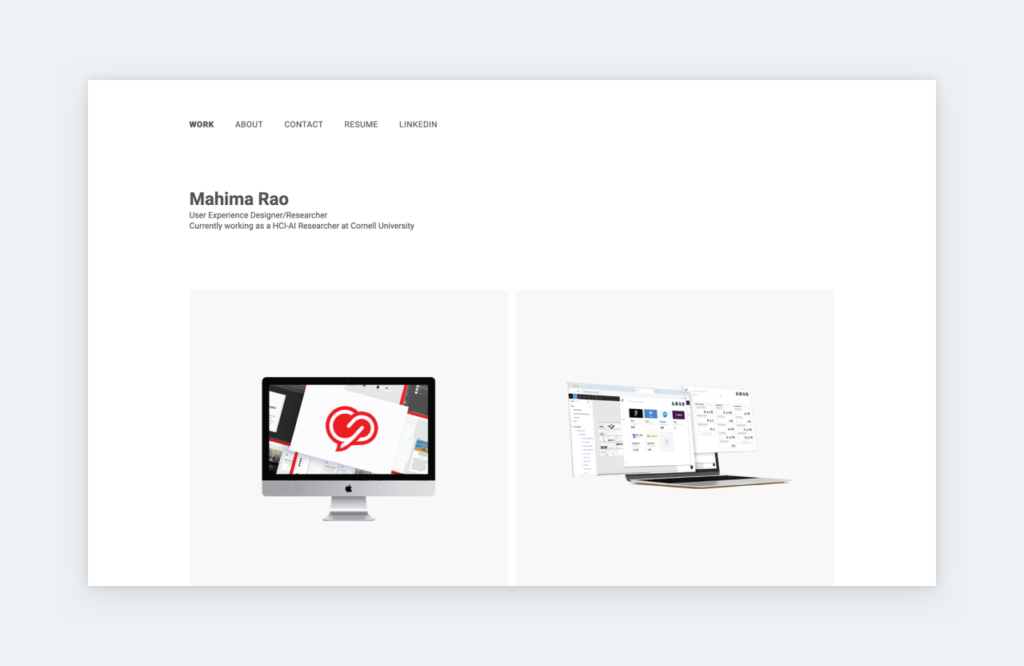 18 Digital Portfolio Examples & a Guide for Yours - UXfolio Blog image.