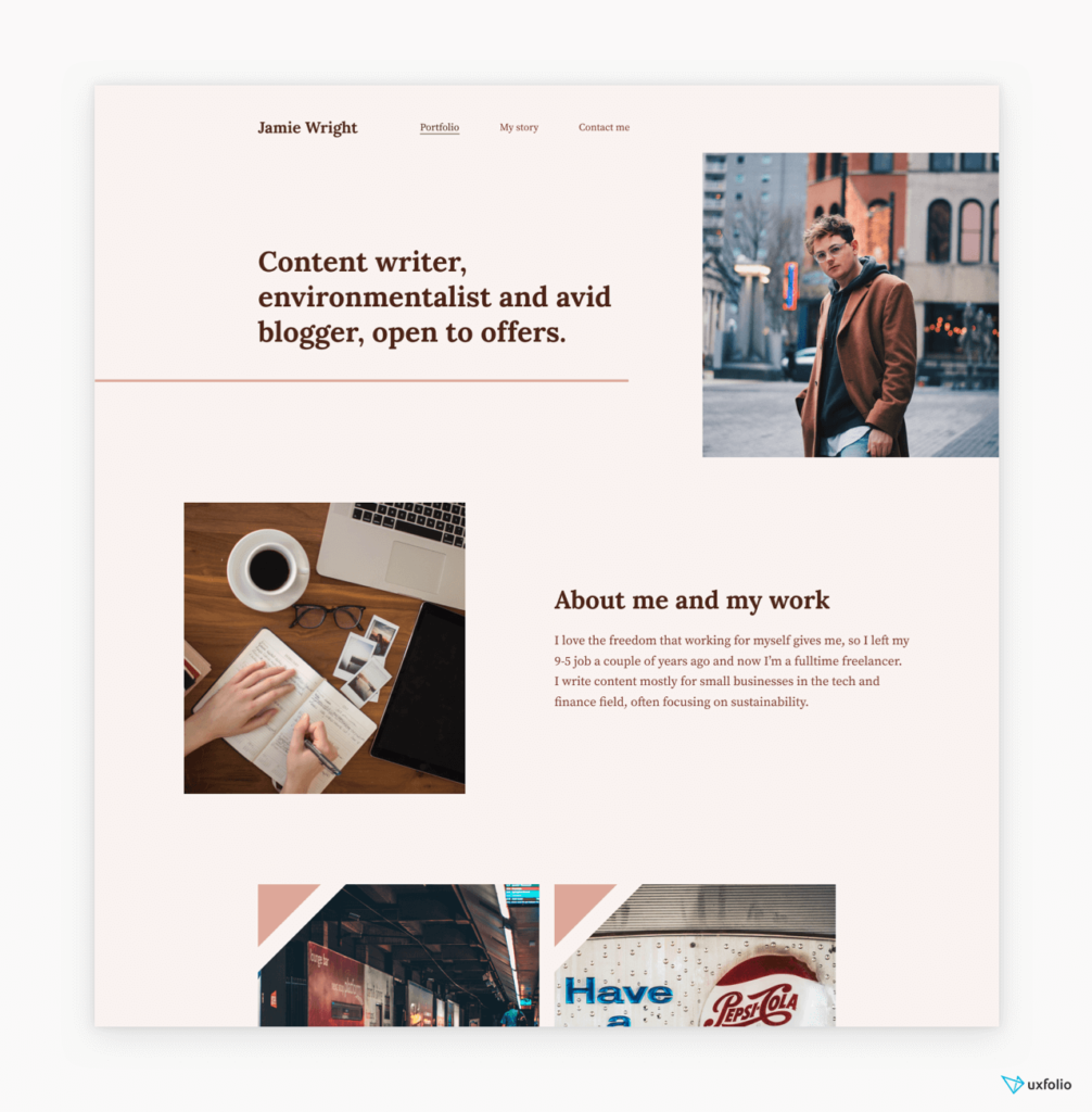Portfolio Template Example