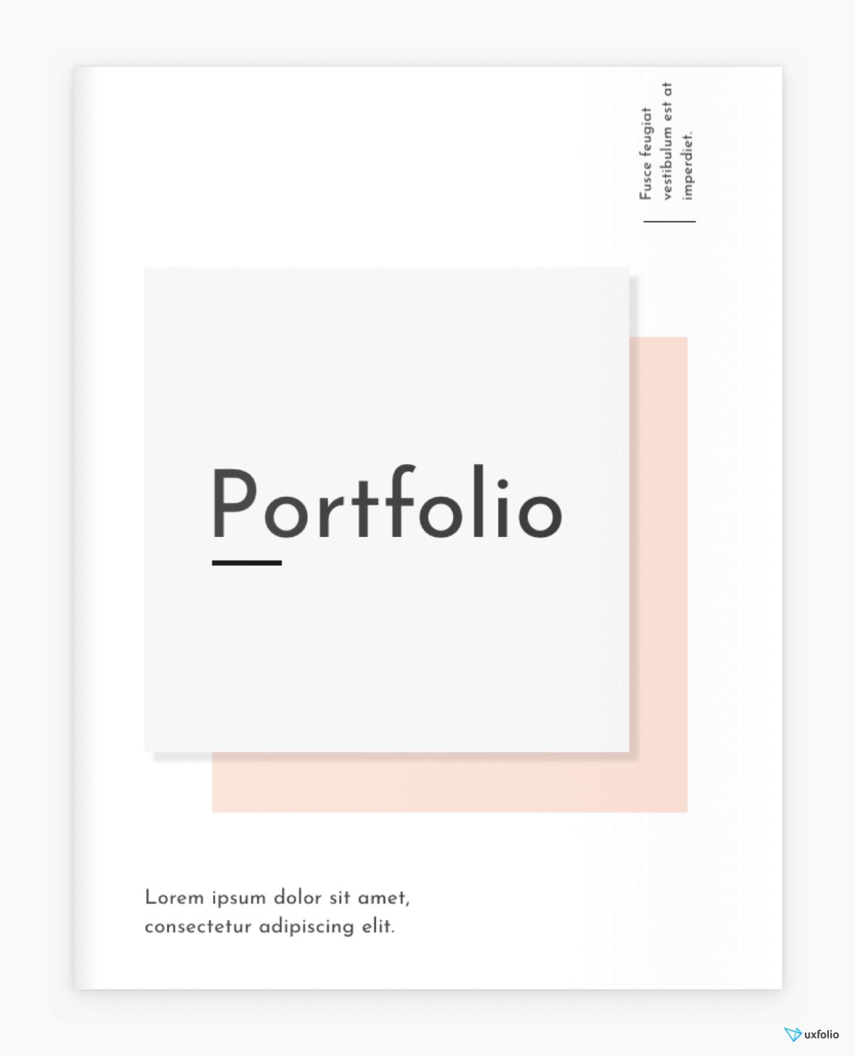 Printable Portfolio Template