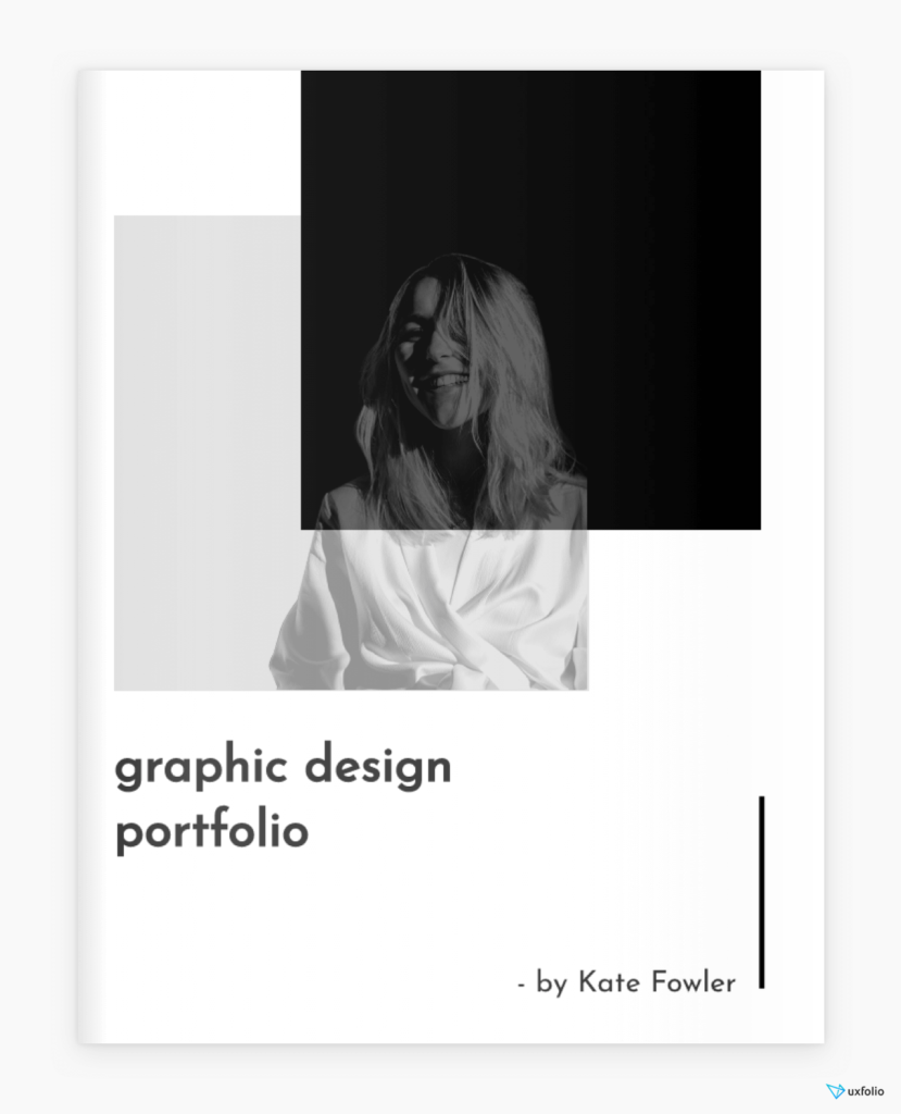PDF portfolio template example