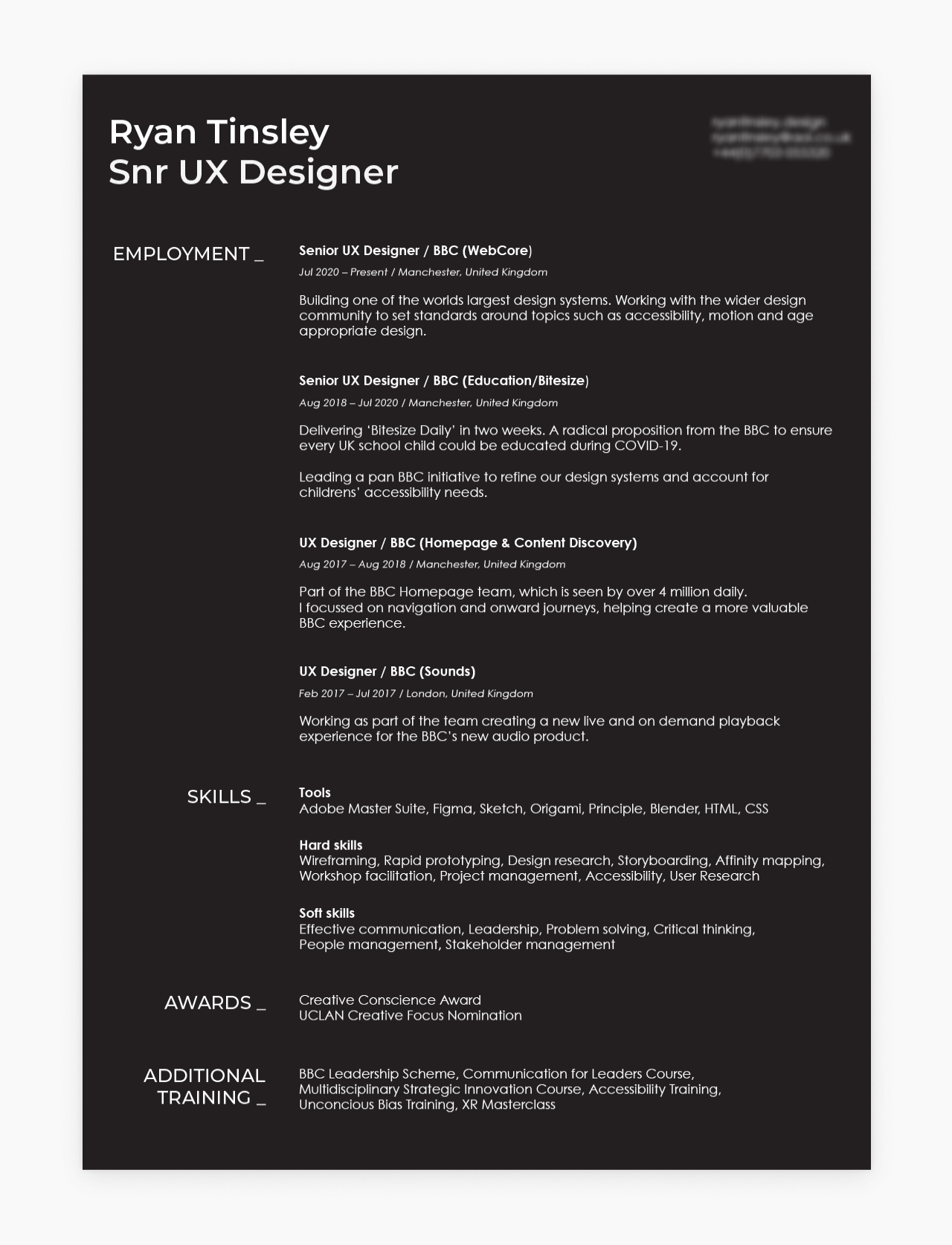 Ux Designer Resumes Hiring Managers Will Love - Uxfolio Blog