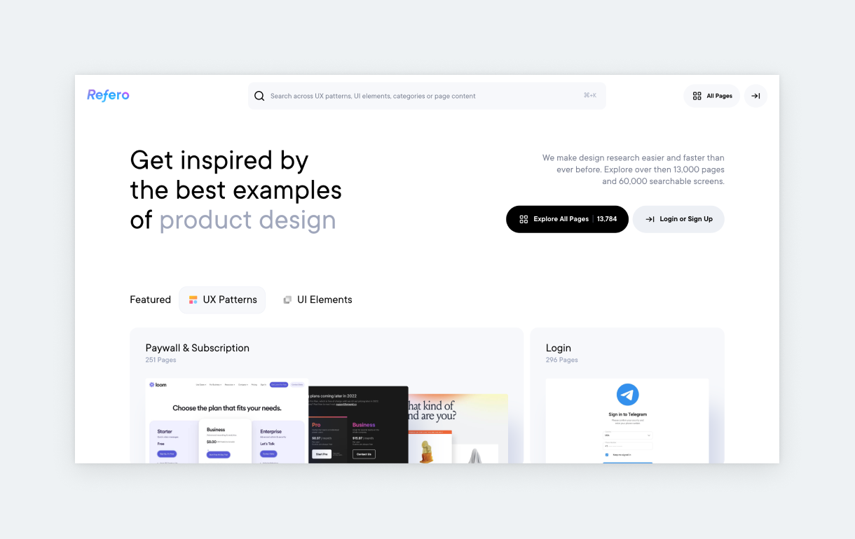 Content UX/UI inspiration & examples • Nicely done