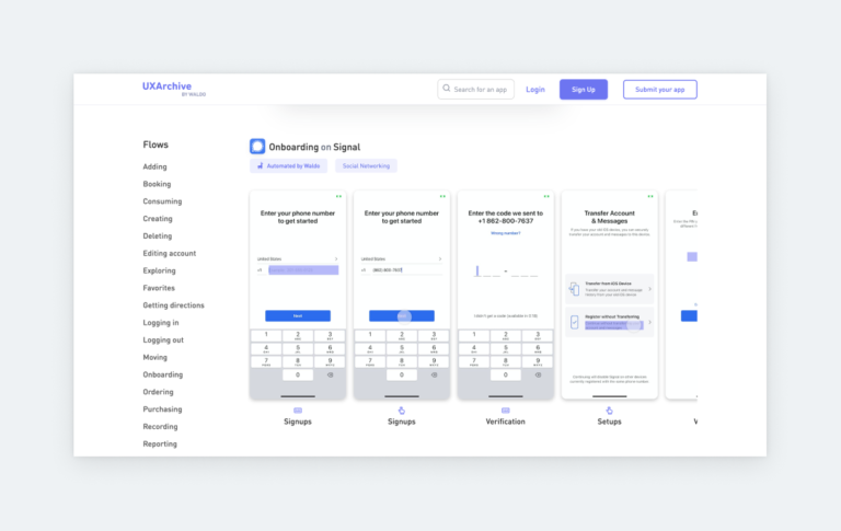 The 40 Top UX/UI Websites for Inspo, Learning, and Practice - UXfolio Blog image.