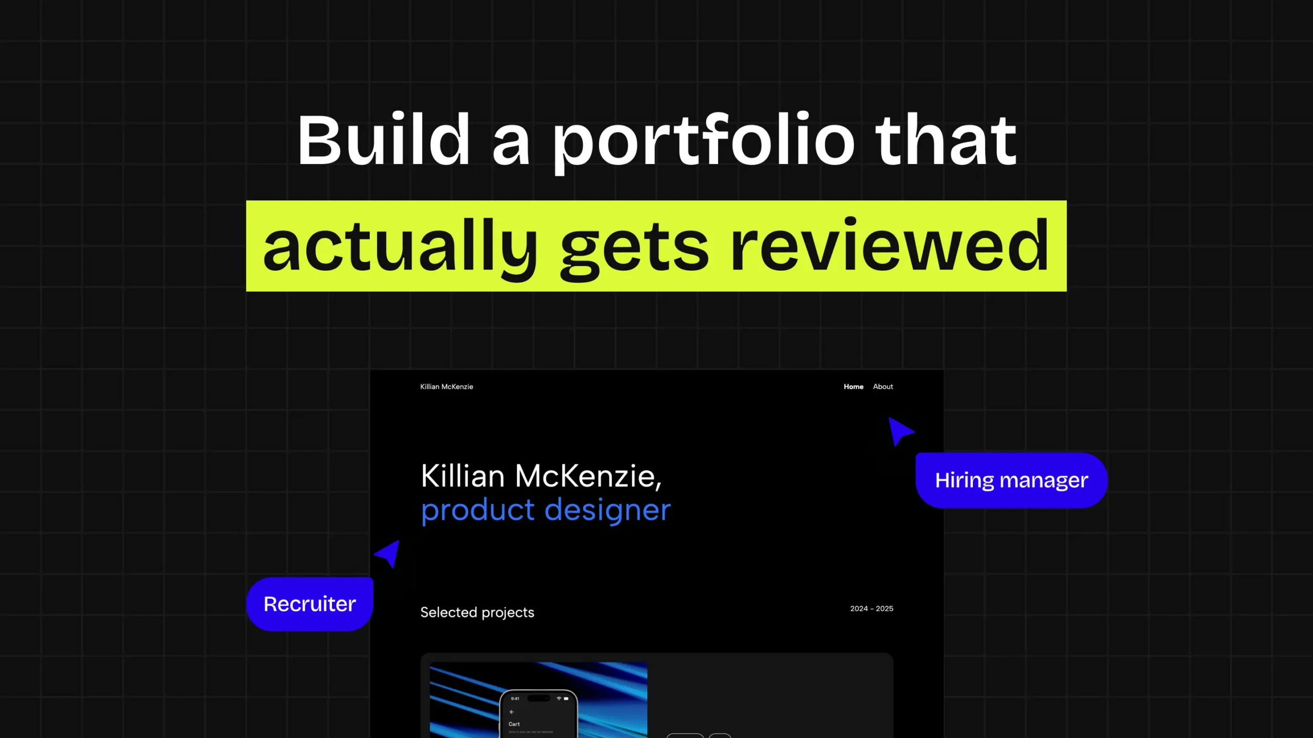 Creative portfolio: how to design work that actually gets reviewed